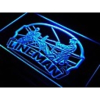 J104 Lineman Reparatur Dienstleistungen Anzeige Neonlicht-Zeichen