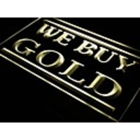 J111 Wir kaufen Gold-Schmuck-Shop Lure Neonlicht-Zeichen