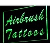 J118 Airbrush Tattoos Shop-Display-Neonlicht-Zeichen