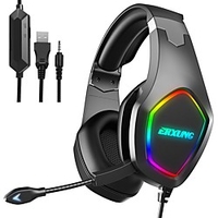 J20 Gaming-Headset USB 3, 5 mm Audio-Buchse PS4 PS5 XBOX Ergonomisches Design Stereo Mit Mikrofon für Apple Samsung Huawei Xiaomi MI Für den täglichen Einsatz PC Computer Lightinthebox