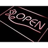 J399 Offen Blume Display-Shop Cafe Neonlicht-Zeichen