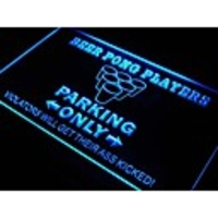 j563 Beer Pong Parking Only Beer Bar Neonlicht-Zeichen