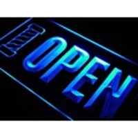 j725 OPEN Friseur Hair Cut Pole NEU Neonlicht-Zeichen