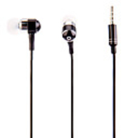J903 3, 5 mm Stilvolle Zipper In-Ear-Kopfhörer mit Mikrofon (Schwarz)