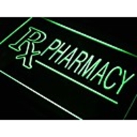 j939 RX Pharmacy Drug Stores Shops Neonlicht-Zeichen