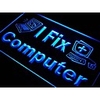 j975 ich Fix Computer Laptop Desktop Reparaturen Neonlicht-Zeichen