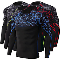 JACK CORDEE Herren Langarm Kompressionsshirt Laufshirt Funktionsunterhemd Oberteile Sportlich Winter Atmungsaktiv Rasche Trocknung Feuchtigkeitsabsorbierend Laufen Aktives Training Jogging / Pullover Lightinthebox