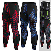 JACK CORDEE Herren Laufhose Lang Kompressionshose Sport Natur Grundschicht Strumpfhosen / Lange Radhose Gamaschen Winter Laufen Joggen Traning Feuchtigkeitsabsorbierend Rasche Trocknung Atmungsaktiv Lightinthebox