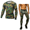 JACK CORDEE Herren Sportbekleidungsset Fitness-Kleidungsset Kompressionsanzug Sportlich Winter warm halten Windundurchlässig Fitness Fitnesstraining Basketball Laufen Sportbekleidung Dünn Blau und Lightinthebox