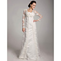 JACKELINE - Kleid für die Braut aus Satin und Spitze