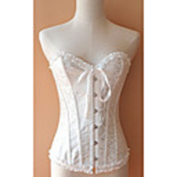 Jacquard-Baumwolle vor busk Schließung Kunststoff Boning Korsett Shapewear mit T-Riemen (weitere Farben)