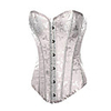 Jacquard Cotton Strapless Lace-Up Feminine Hochzeit Braut Korsett / Shapewear