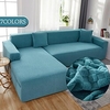 Jacquard-Stretch-Sofaüberzug Schonbezug Elastisch Couchgarnitur Zweisitzer 4- oder 3-Sitzer L-Form Sofa grau staubdicht rutschfest weich strapazierfähig waschbar Lightinthebox