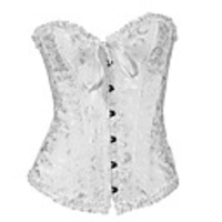 Jacquard vorne Busk Schließung Korsett Shapewear