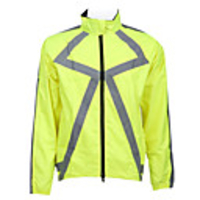 jaggad - Herren Langarm Rad-Jacke mit reflektierenden Streifen