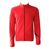 JAGGAD - Radfahren Fleece Long Sleeve Red Black Fahrrad / Bike Jersey