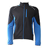 JAGGAD - Radfahren Windproof Fleece Long Sleeve Blau Schwarz Fahrrad / Bike Jersey