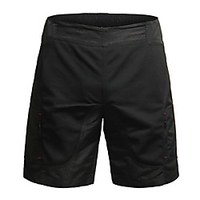 Jaggad Damen Gepolsterte Fahrradshorts Fahhrad Shorts / Laufshorts / Baggyhosen / Mountainbike Shorts Atmungsaktiv,  3D Pad Solide,  Schottenstoff / Kariert Polyester,  Elastan Schwarz Fahrradbekleidung Lightinthebox