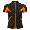 Jaggad Damen Herren Kurzarm Fahrradtrikot Sommer Elastan Polyester Schwarz / Orange Blau Rot Volltonfarbe Fahhrad Trikot / Radtrikot Oberteile Bergradfahren Straßenradfahren Rasche Trocknung Lightinthebox