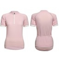 Jaggad Frauen Polyester Spandex Reflektierende Logo-Front-Reißverschluss-Taschen hinten Jersey