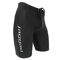 Jaggad Herren Gepolsterte Fahrradshorts Sommer Nylon Schwarz Fahhrad Kurze Hose Hosen Gepolsterte Shorts / Gämse Bergradfahren Straßenradfahren Rasche Trocknung Atmungsaktiv Reflexstreiffen Sport Lightinthebox