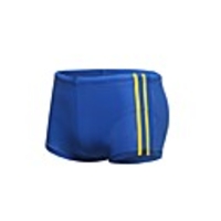 Jaggad Herren Nylon Spandex Gefüttert Blau Boxer Badeshorts