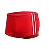 Jaggad Herren Nylon Spandex Gefüttert Red Boxer Badeshorts