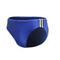 Jaggad Herren Nylon Spandex vorne gefüttert Blau Badehose