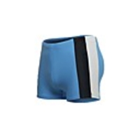 Jaggad Herren Nylon Spandex vorne gefüttert Light Blue Boxer Badeshorts