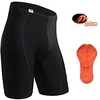 Jaggad Herrn Damen Gepolsterte Fahrradshorts Fahhrad Shorts / Laufshorts Gepolsterte Shorts Hosen Atmungsaktiv Rasche Trocknung Tasche auf der Rückseite Sport Volltonfarbe Elastan Schwarz Lightinthebox