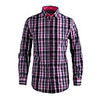 JamesEarl Herren Business Casual Cotton Fuchsia Überprüfen Langarm-Shirt