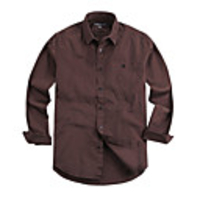 JamesEarl Herren Business Casual Langarm-Shirt (braun)