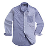 JamesEarl Herren Business-Stitching Farbe Blau Langarm-Shirt