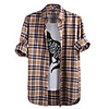 JamesEarl Herren Flanell Lila Überprüfen Langarm-Shirt