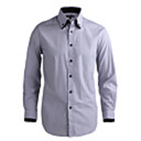 JamesEarl Männer Casual Gary Kontrast Farbe Langarm-Shirt