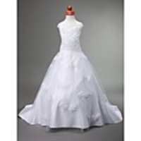 JAMYA - Kleid für Blumenmädchen aus Satin