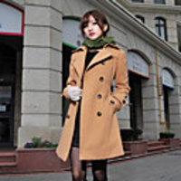 JANE FANS Tweed Fashion Coat