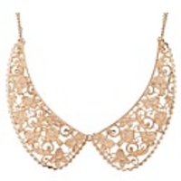 Jane Steingoldkragen Bib Fashion Statement Halskette
