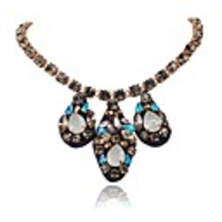 JANE STONE Bling Bling Tropfen Kristallketten Opulente Halskette