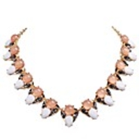 JANE STONE Colorful Bee Goldkette Halskette Fashion Statement