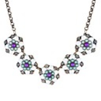 JANE STONE Fashion Blumige hängende Kettenhalskette für Frauen