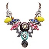 JANE STONE Fashion Statement Halskette mit Kette für Frauen