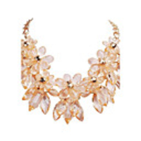 JANE STONE Gold Flower Modekette Opulente Halskette (2 Farben)