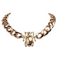 JANE STONE Goldkette Insekten Fashion Statement Halskette