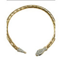 JANE STONE Goldschlange Fashion Statement Halskette