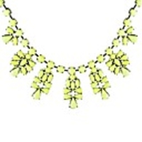 JANE STONE Mode Preiswert Statement Halskette mit Anhänger Fancy Flowery