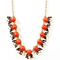 JANE STONE Mode Strass Cluster Trendy Opulente Halskette (4 Farben)