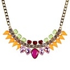 JANE STONE New Fashion Multi-Color-Anhänger-Halskette Preiswert Schmuck für Frauen