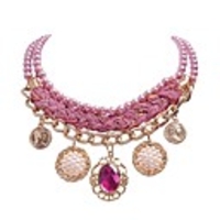 JANE STONE Perle Luxuriöse Fashion Chunky Kollier