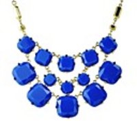 JANE STONE Royal Blue Fashion Chunky Erklärung